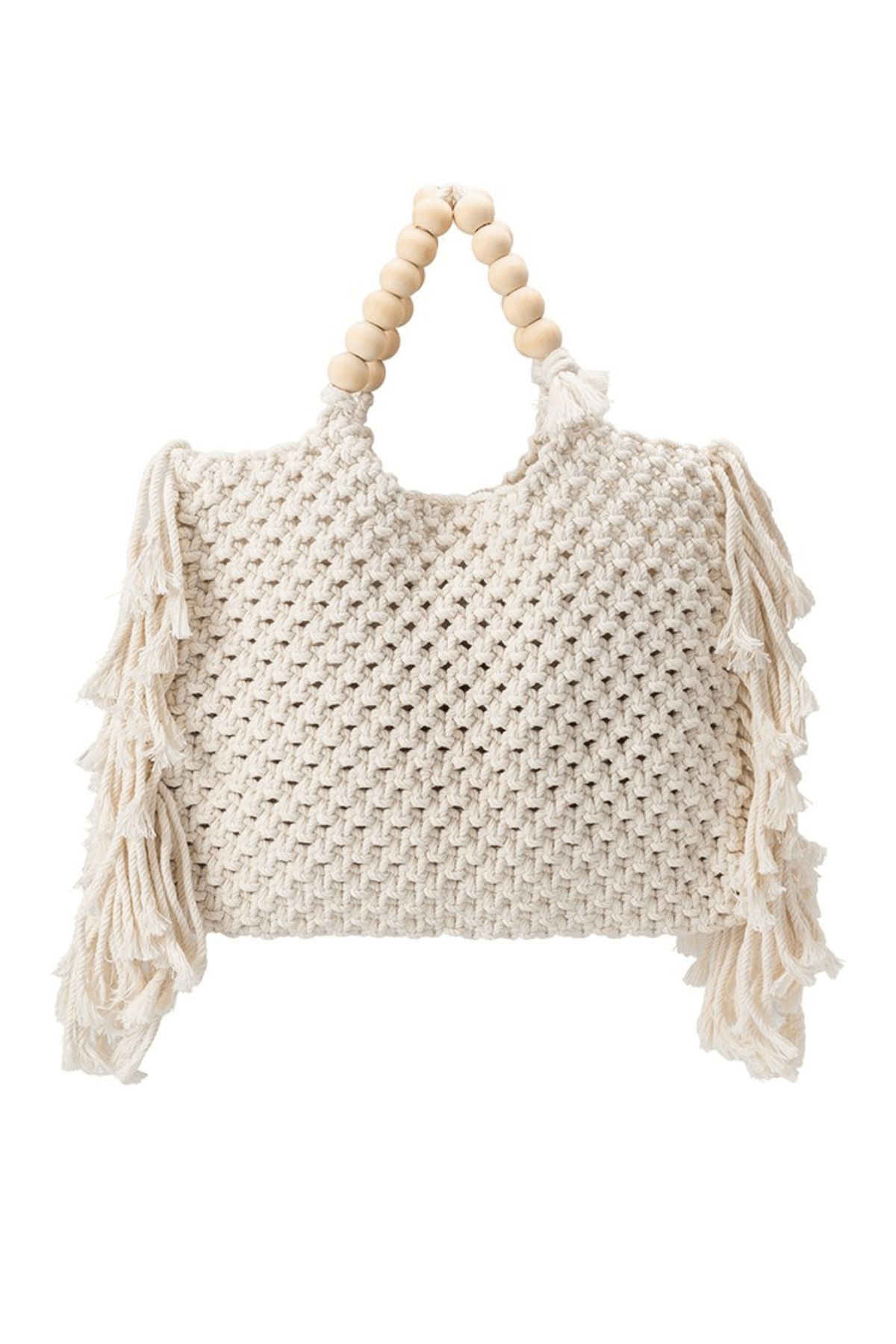 fringe beach bag