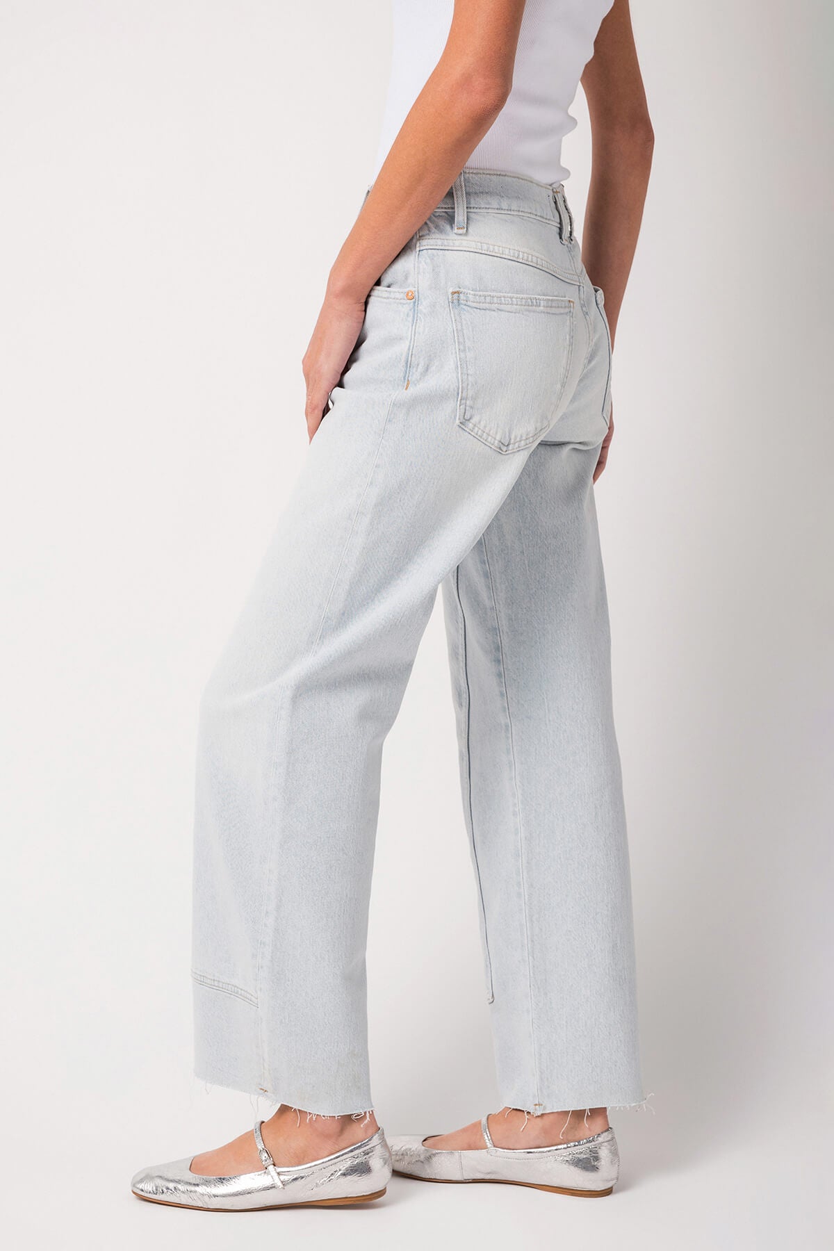 Free People Risk Taker Mid Rise Straightleg Jean