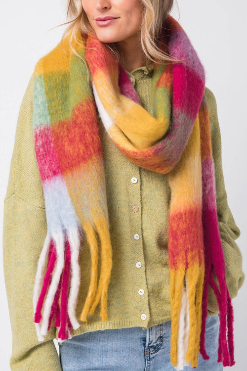 Bella Chic Multicolor Oblong Scarf