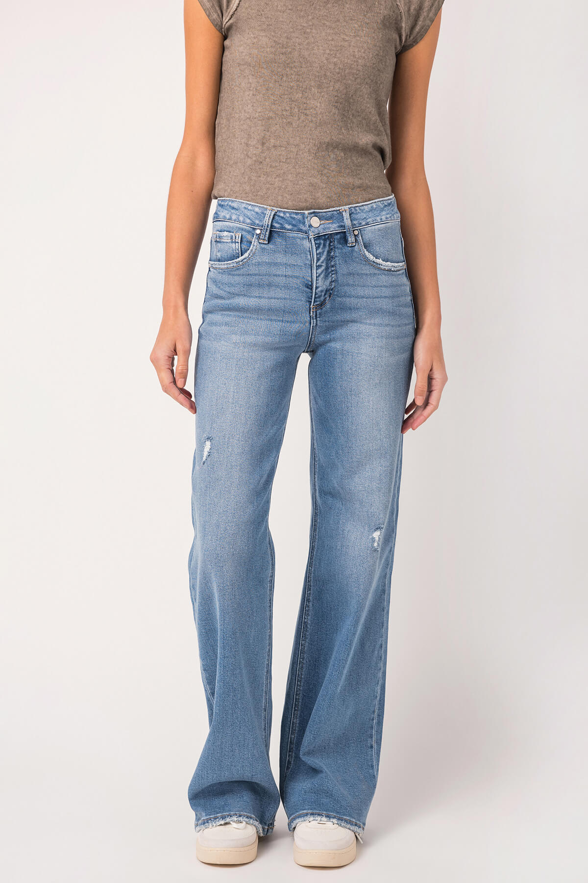 Risen Remi High Rise Wide Leg Jeans