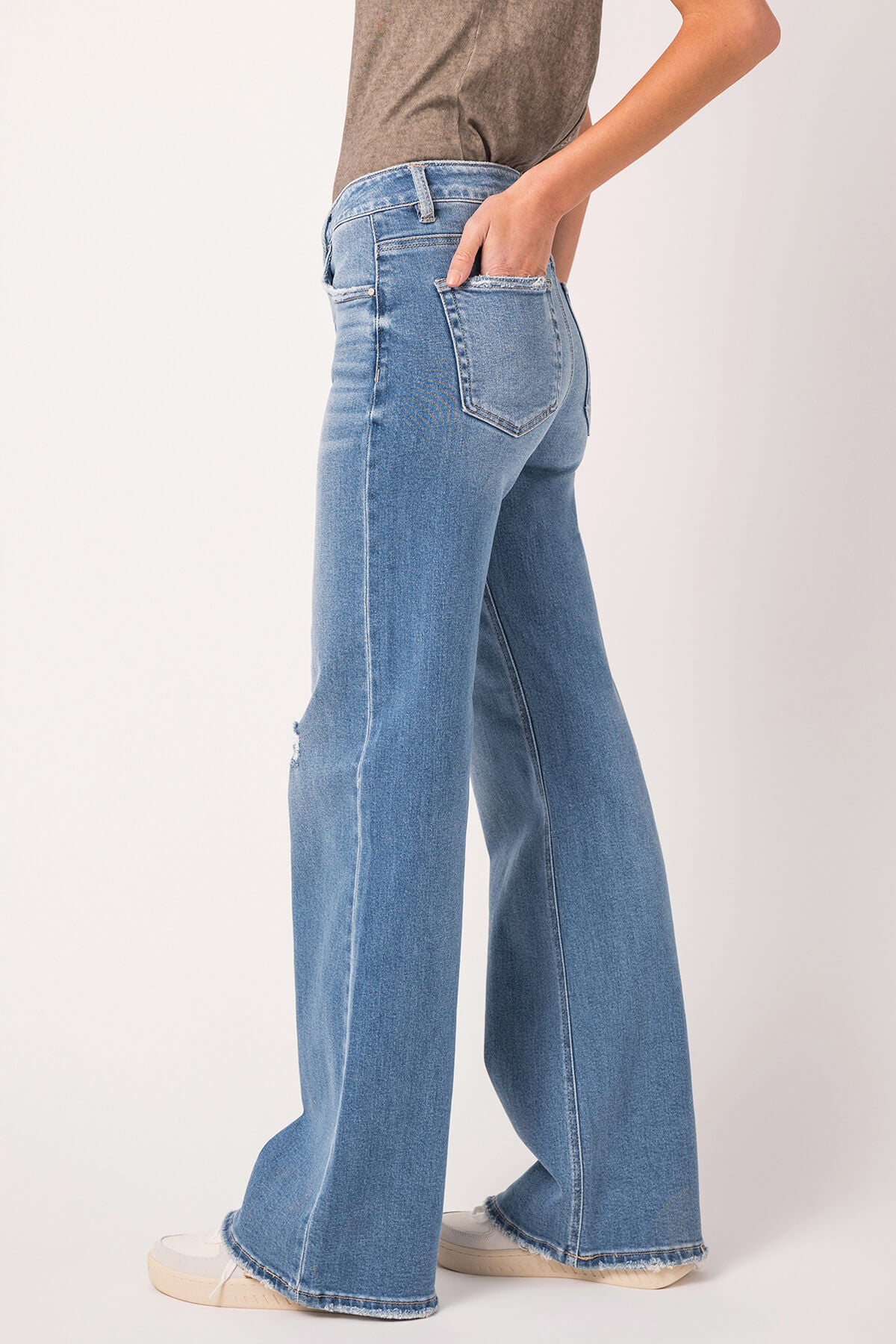 Risen Remi High Rise Wide Leg Jeans