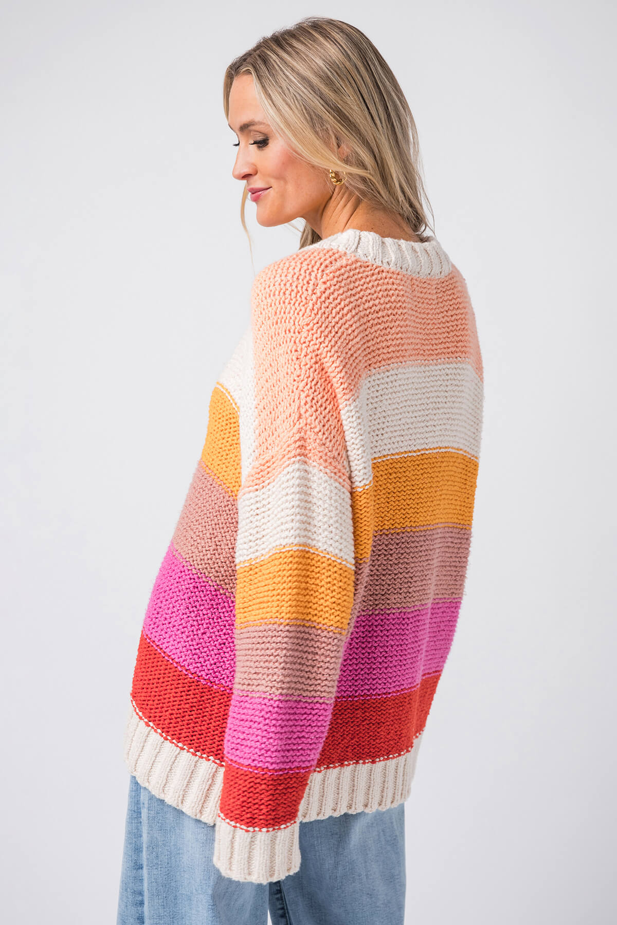 By Together Multi Striped Cardigan