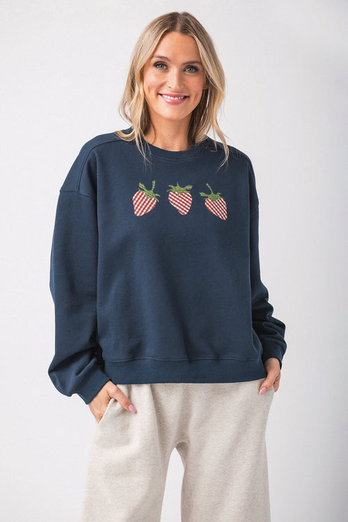 Things Between Strawberry Crewneck Sweatshirt