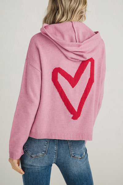 L~VICTORIA SECRET PINK BOYFRIEND PULLOVER HOODIE OVERSIZED