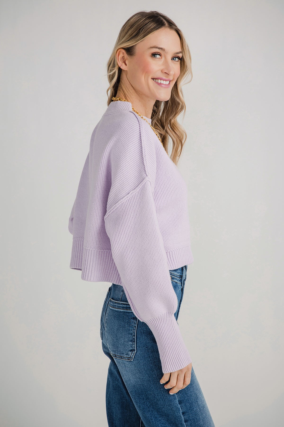 Cropped pullover online sweater