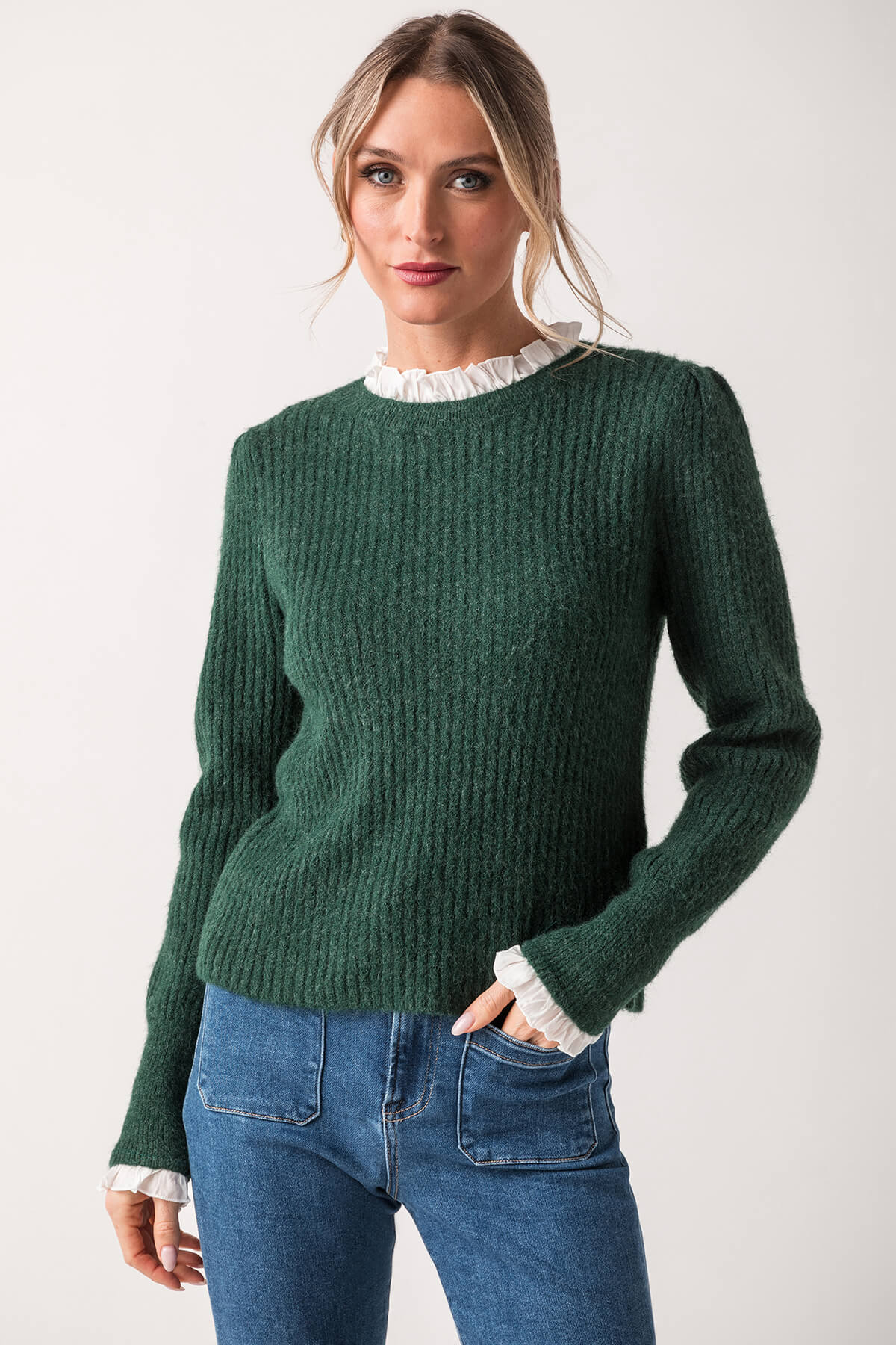 Ruffle offers Sweater