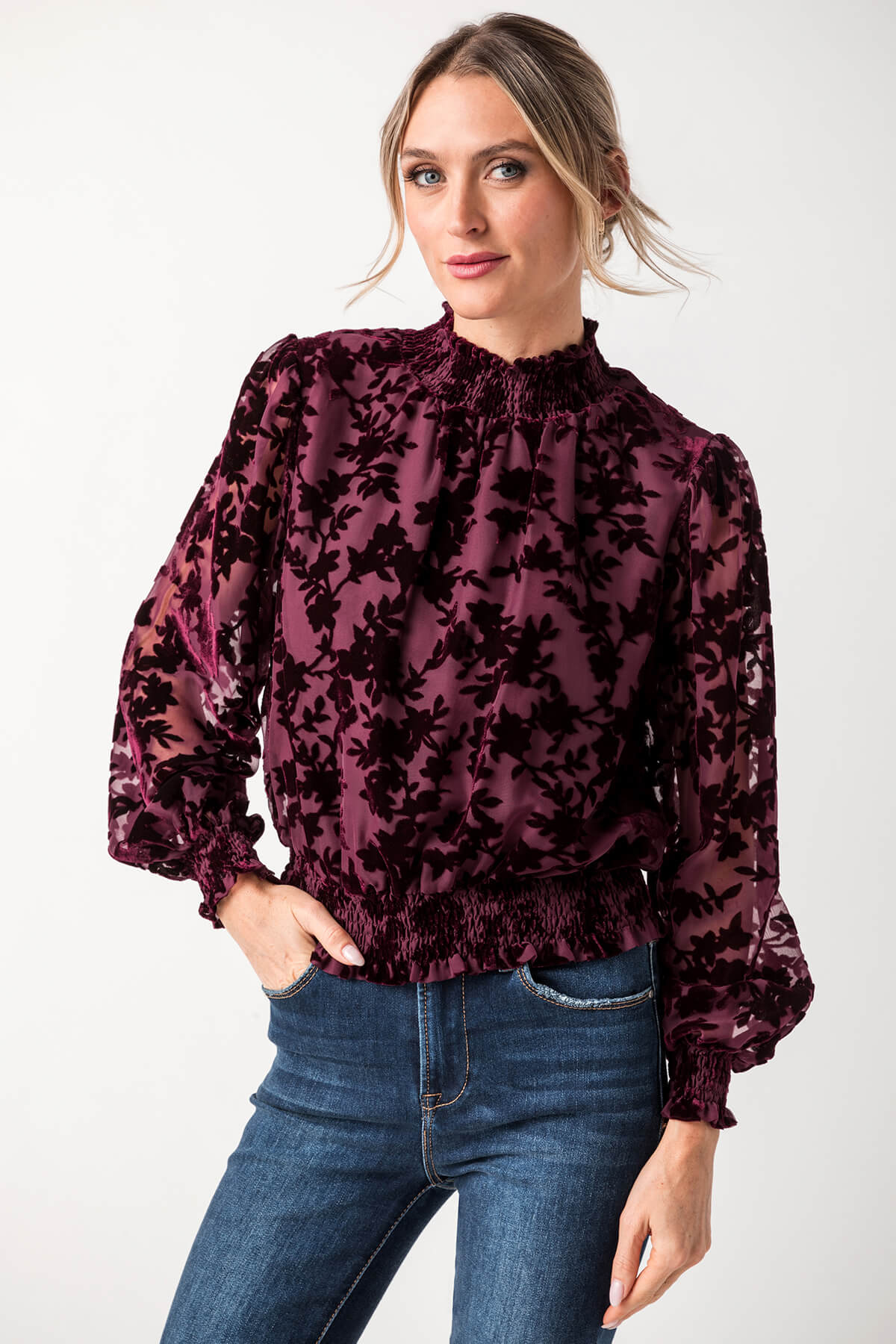 Lost + Wander Mauve Spell Top