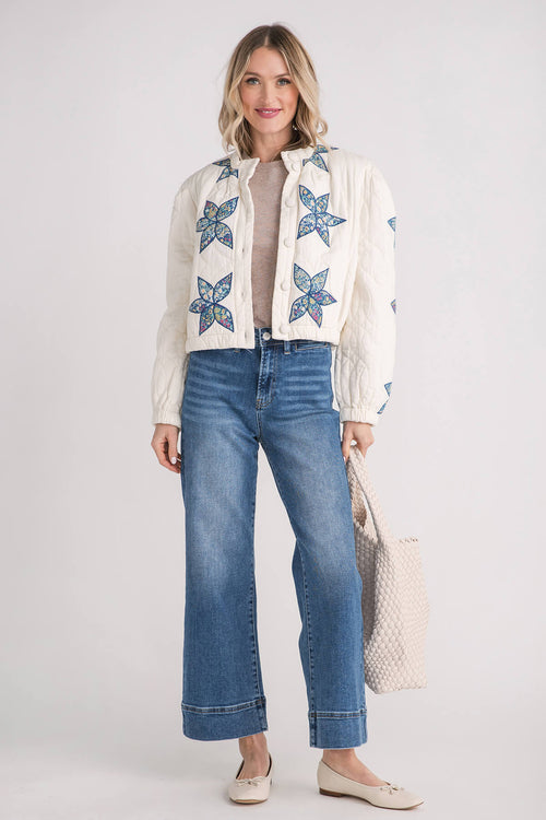 The Quinn Quilted Half-Zip – The Blue Pineapple Boutique