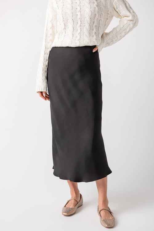 Z Supply Europa Poly Sheen Skirt