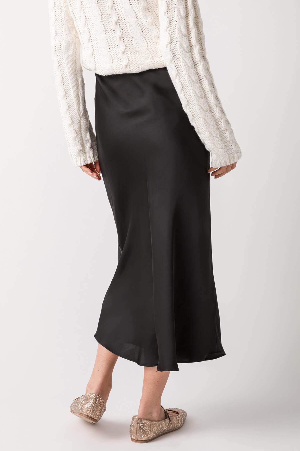 Z Supply Europa Poly Sheen Skirt