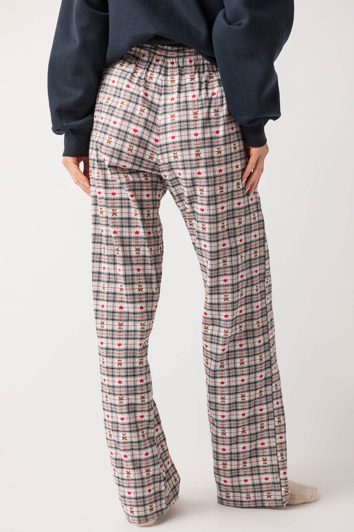 Things Between Gingham Drawstring Pants