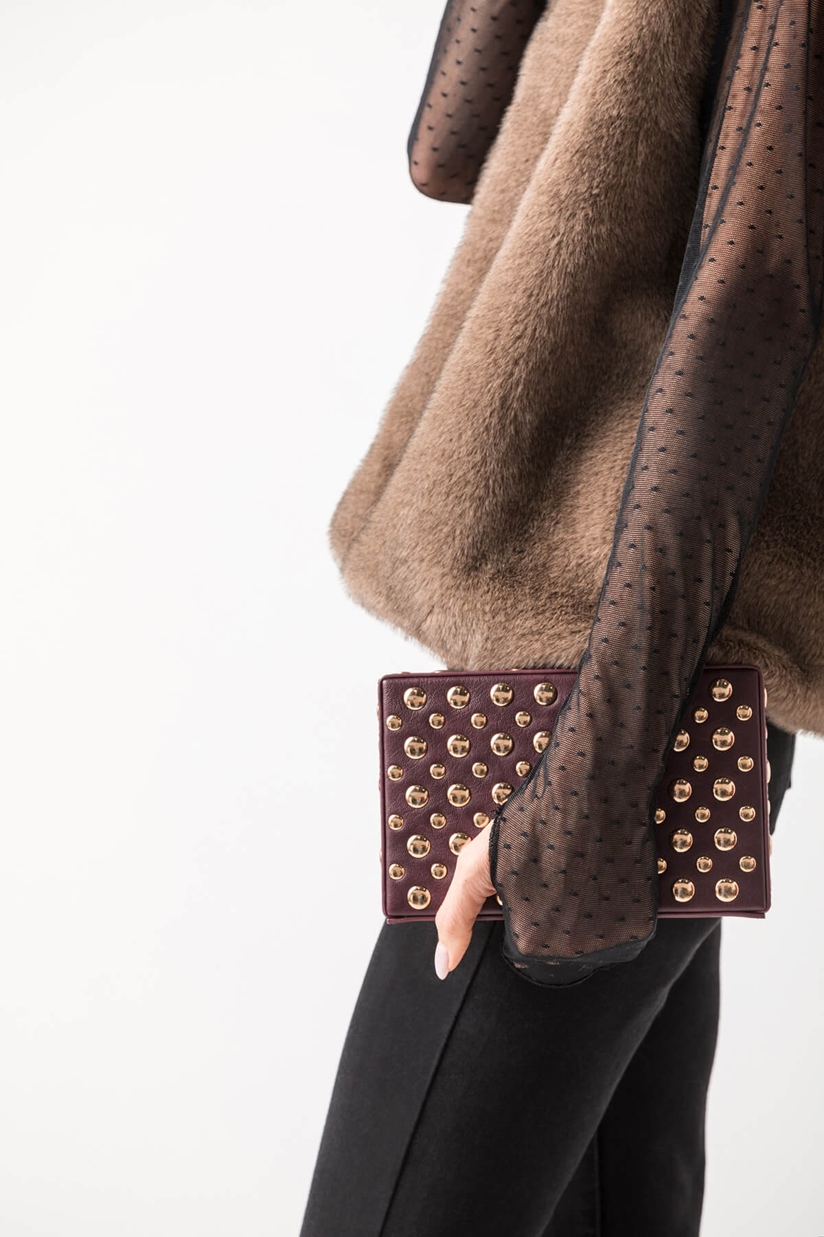 Urban Expression Desi Studded Clutch