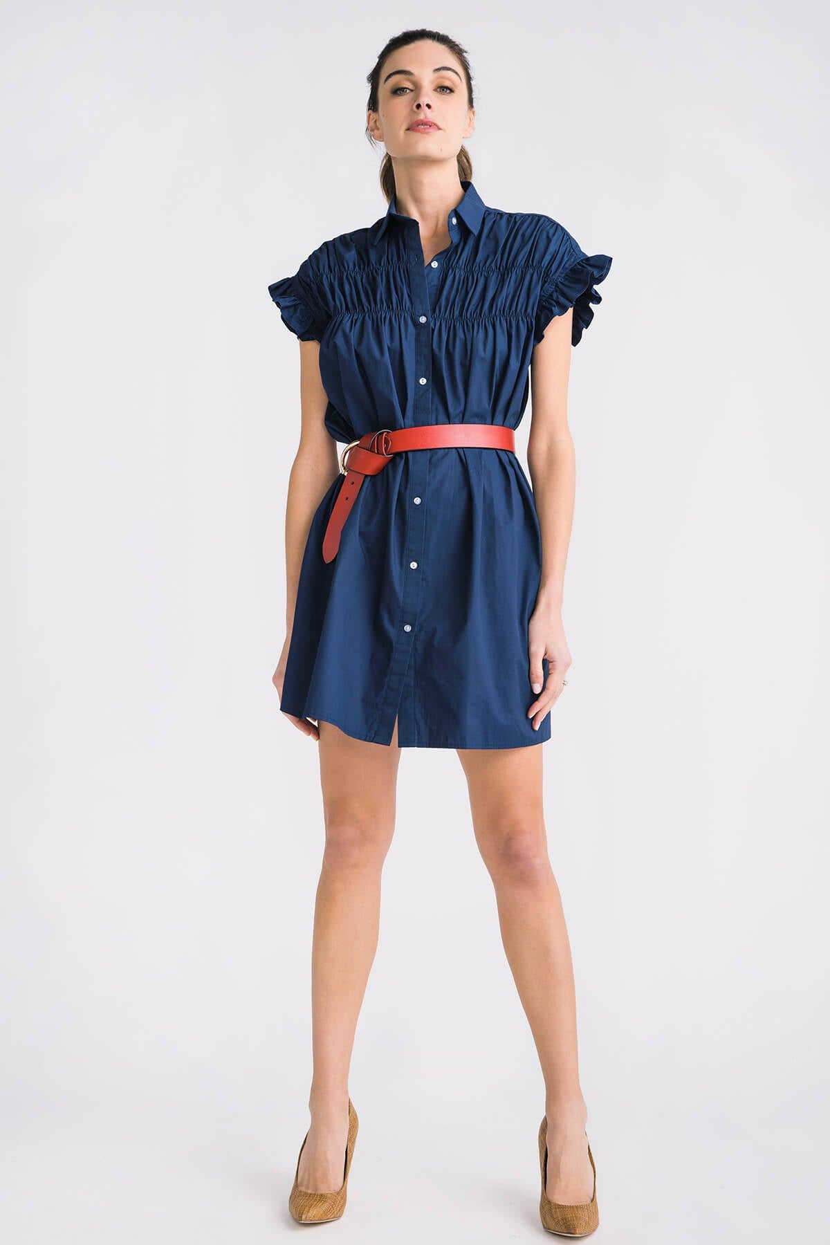 Lili Sidonio Button Down Collared Dress Social Threads