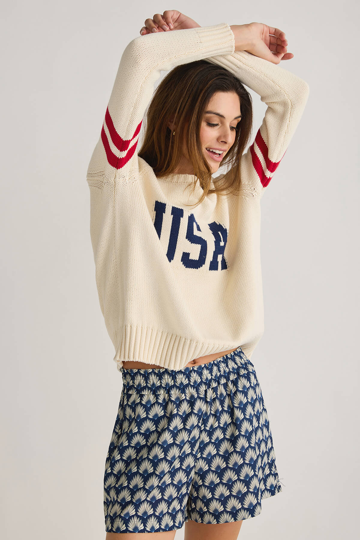 Pink Pineapple USA Sweater