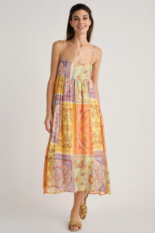 THML Patchwork Maxi Dress