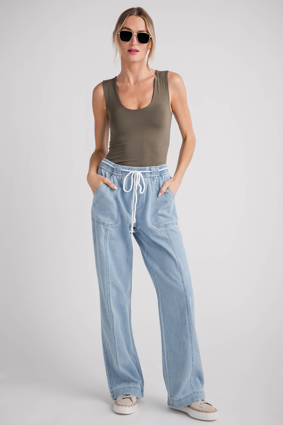 Risen Emmy Drawstring Jeans