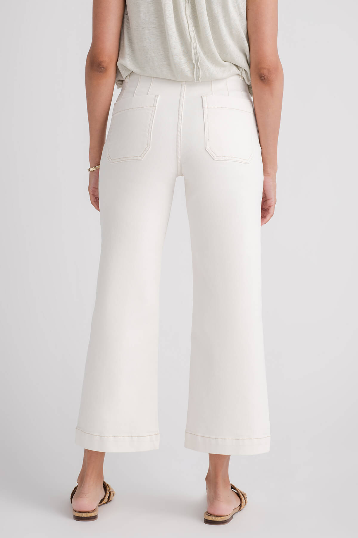 Risen Amelia Cropped Patch Pocket Jeans