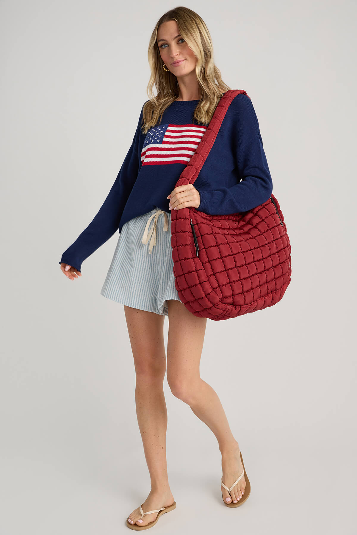 FP Movement Quilted Carryall Hobo Bag