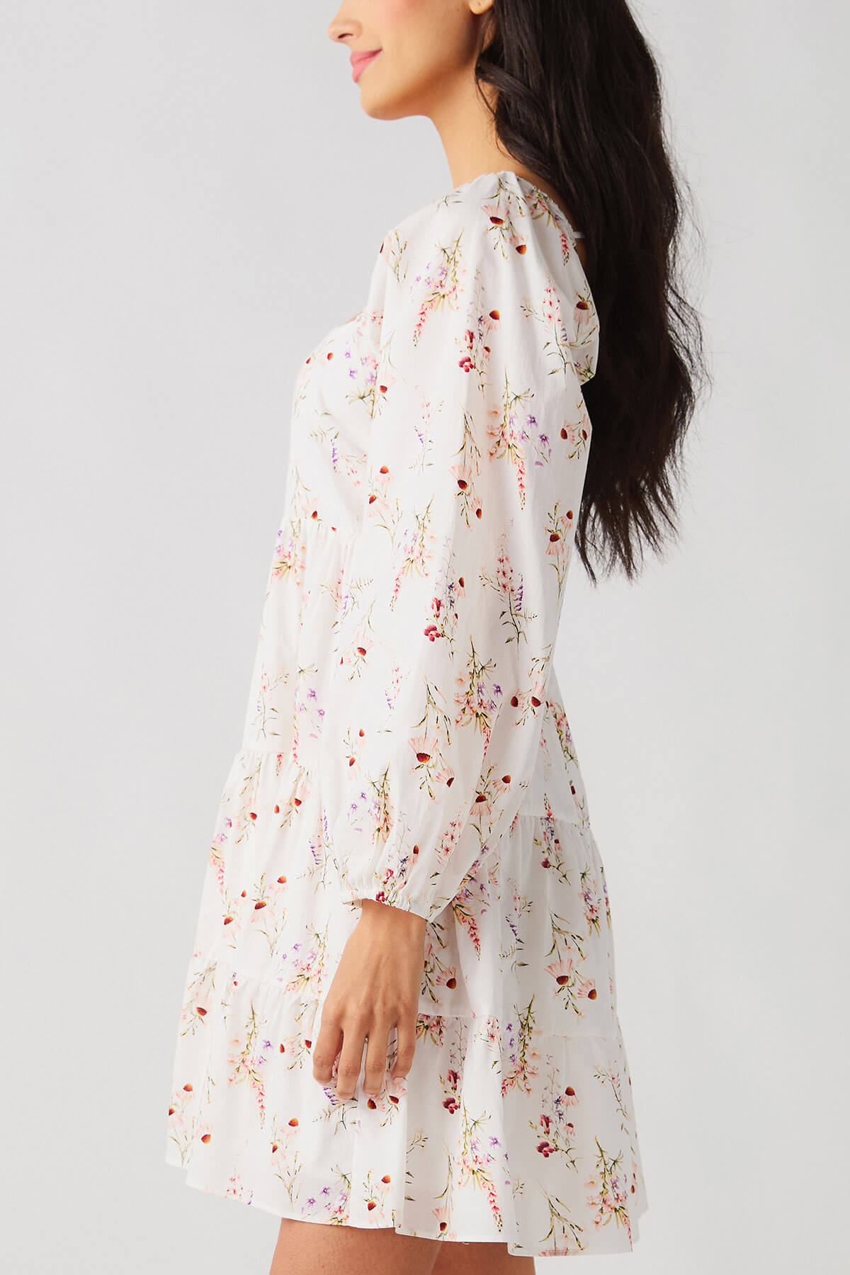 Lucy Paris Floral Tiered Dress – Social Threads