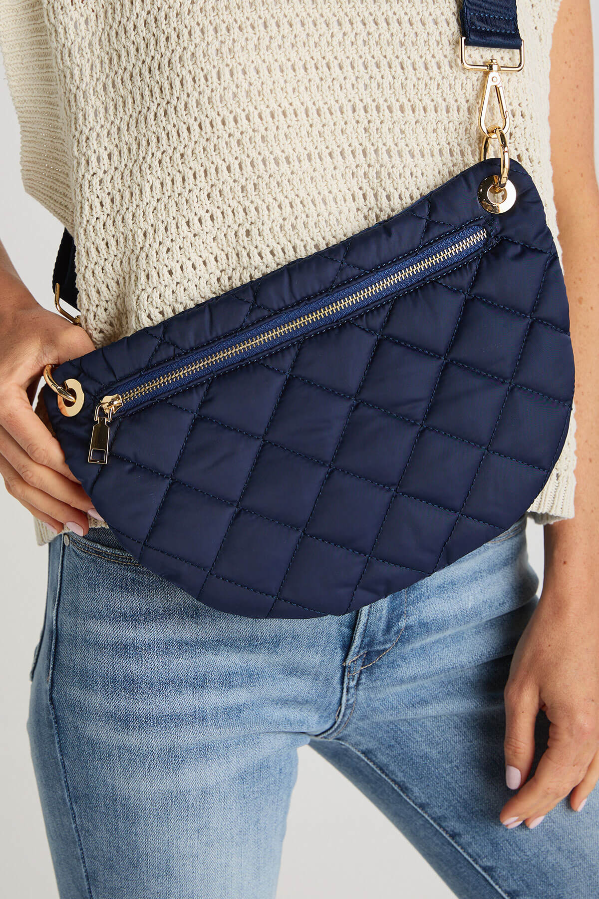 Formerly Logan + Lenora Quilted Sling Bag