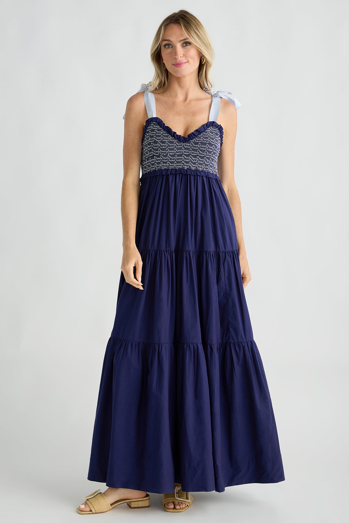 Free People Bluebell Solid Maxi Dress Social Threads