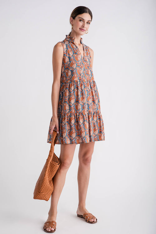 THML Sleeveless Paisley Dress