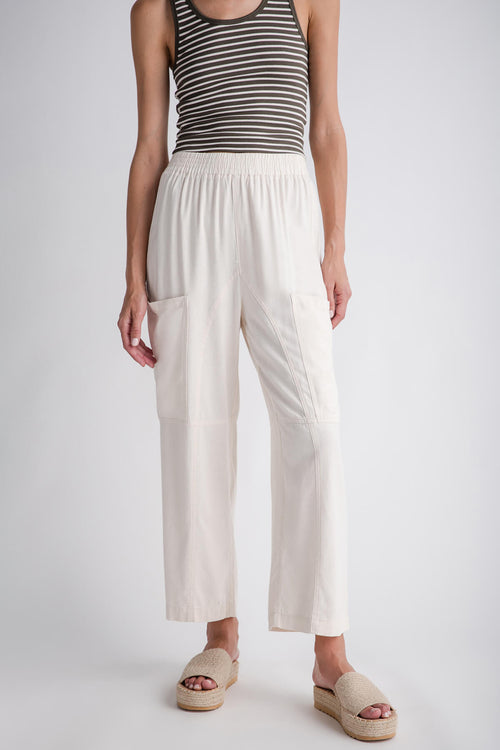 So Me Textured Slouchy Wide Leg Pants
