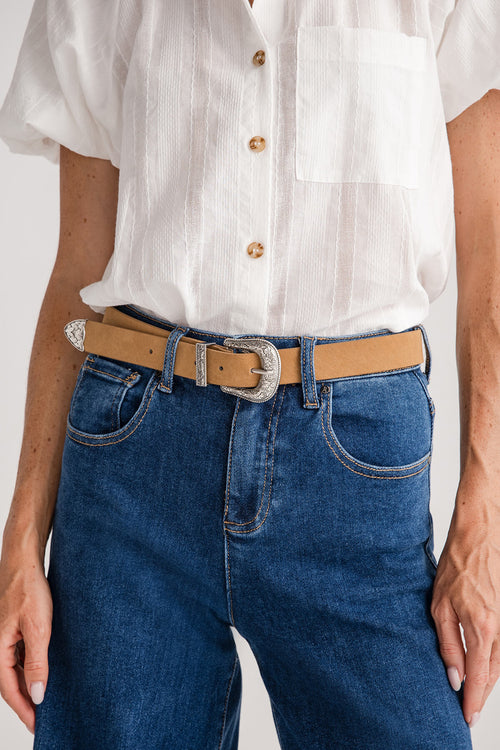 Josslyn Classic Western Designed Buckle Belt