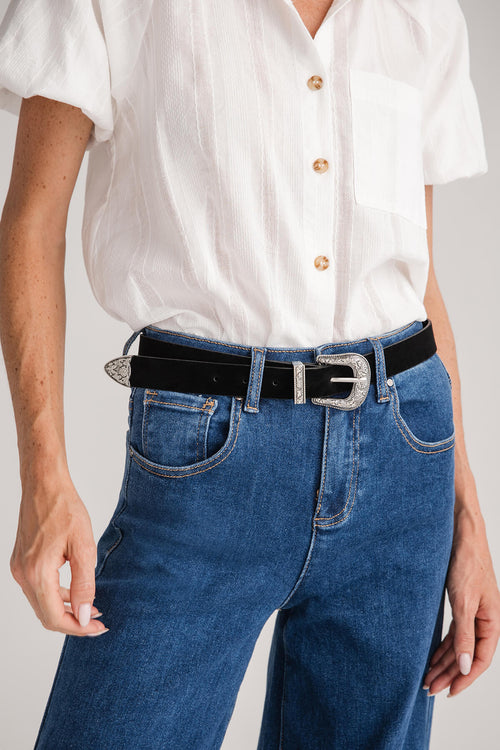 Josslyn Classic Western Designed Buckle Belt