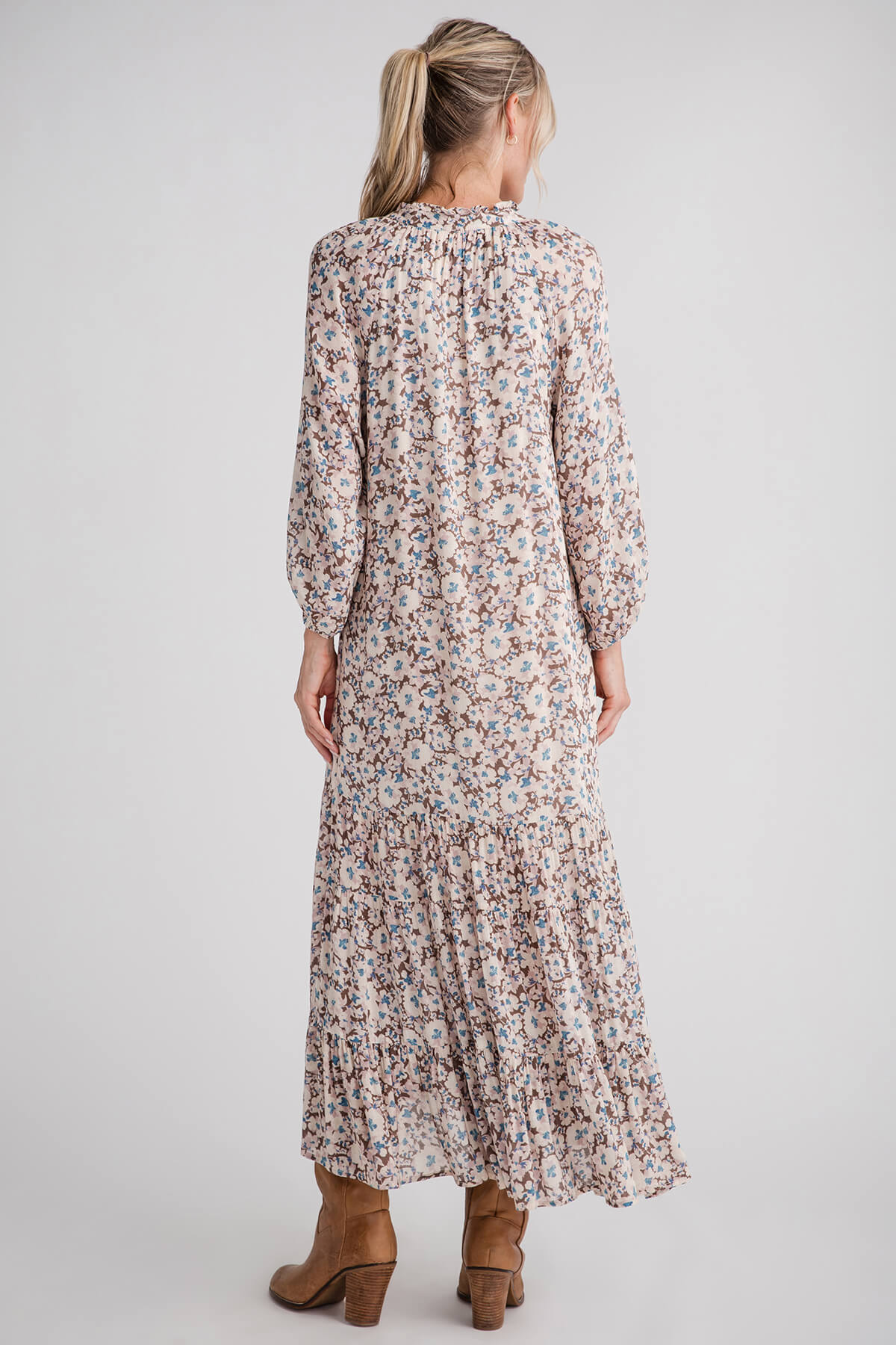 Z Supply Char La Paz Floral Midi Dress