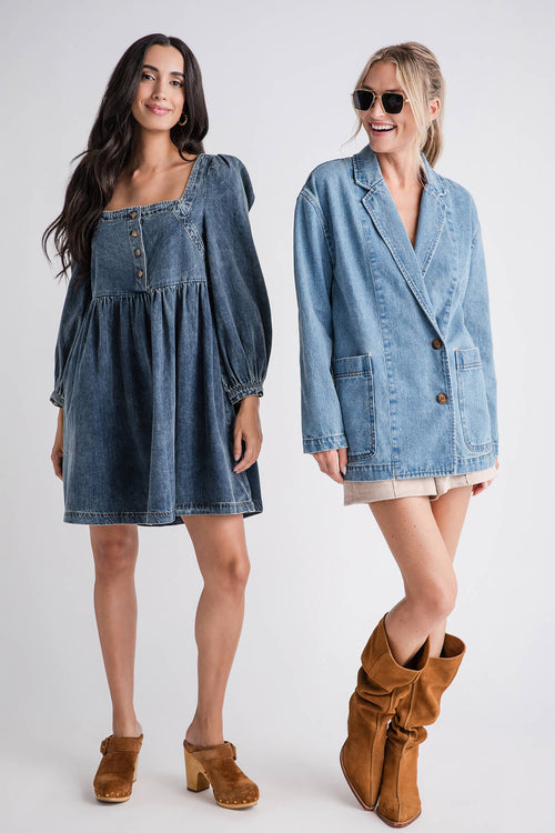 Flying Tomato Denim Dress