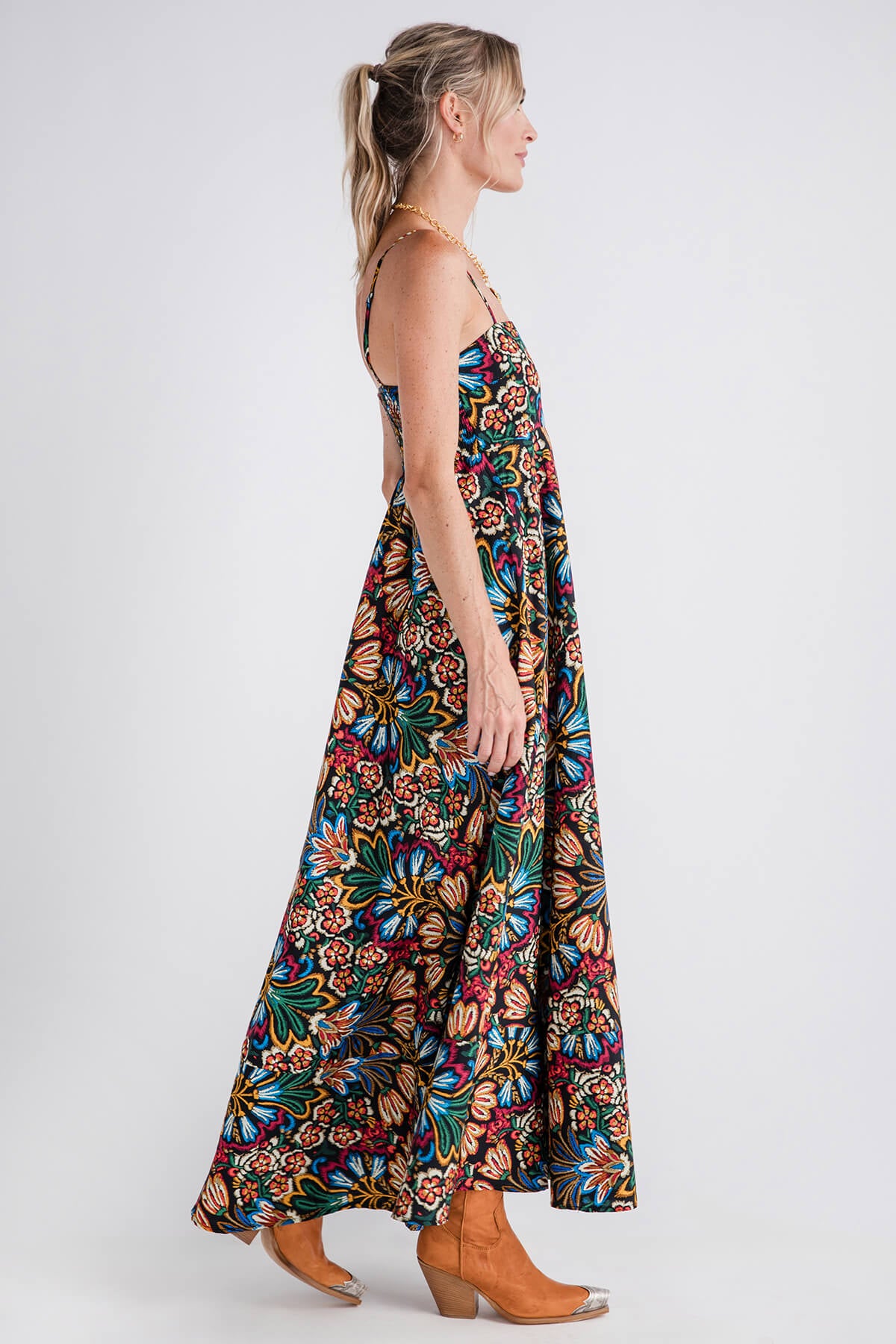 Olivaceous Jaden Maxi Dress