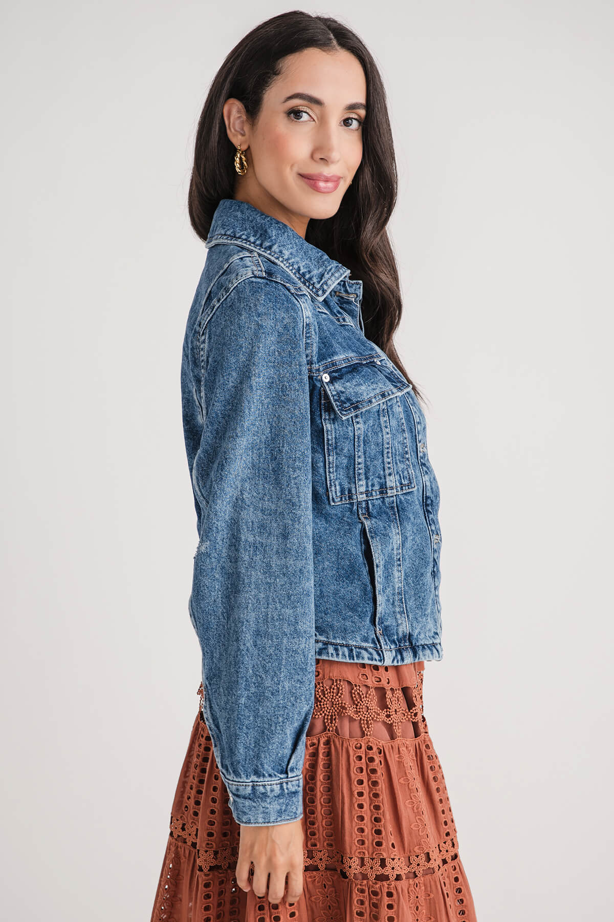 Free People Jade Denim Jacket