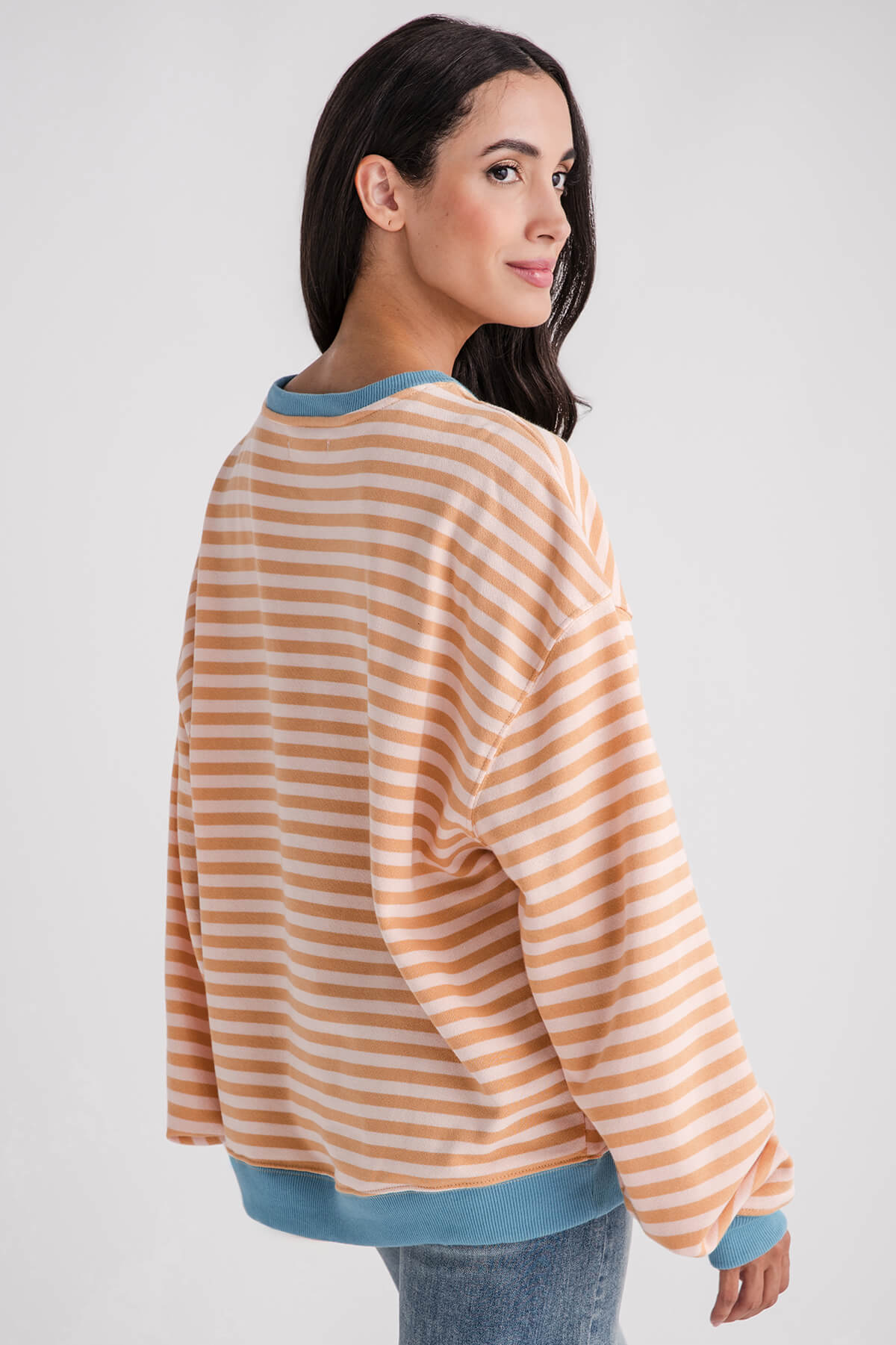 Free People Classic Striped Crewneck