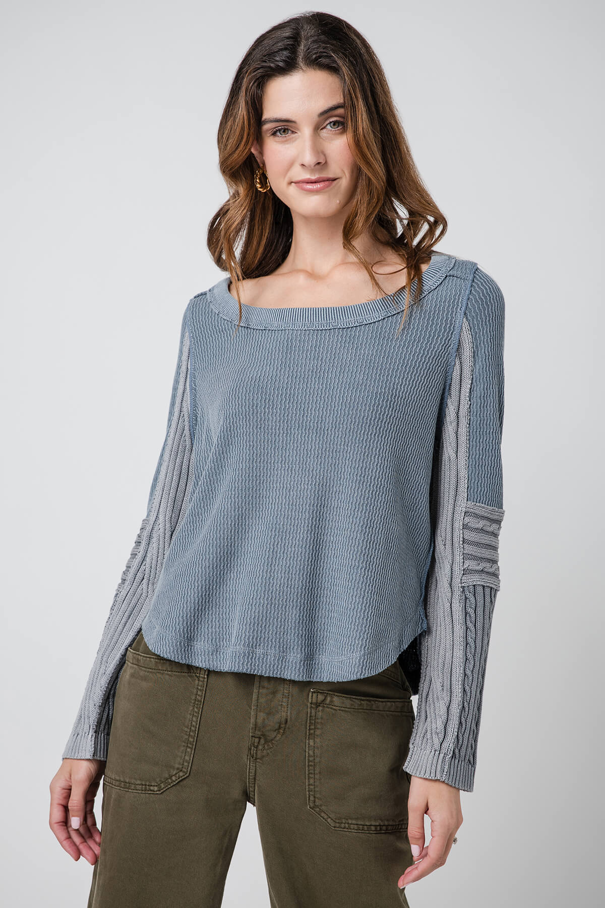 NWT Free People Tap in Cable Layering Top retailer