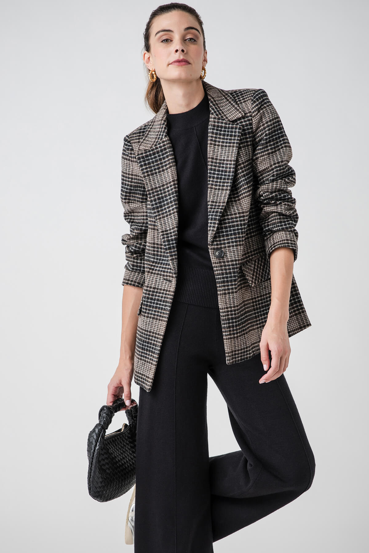 Z Supply Kingston Relaxed Plaid Blazer