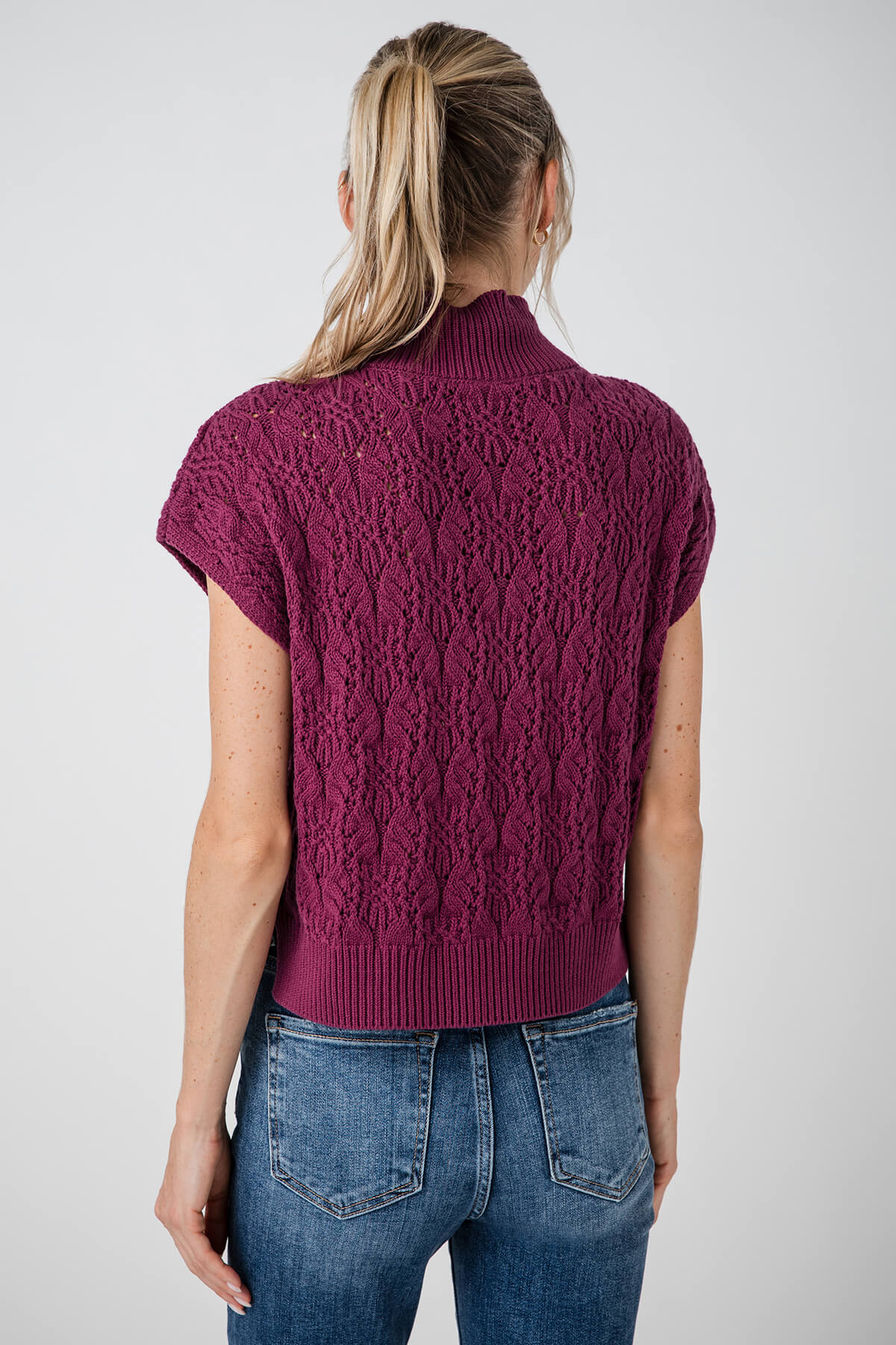 Free People Vickie Mock Neck Sweater