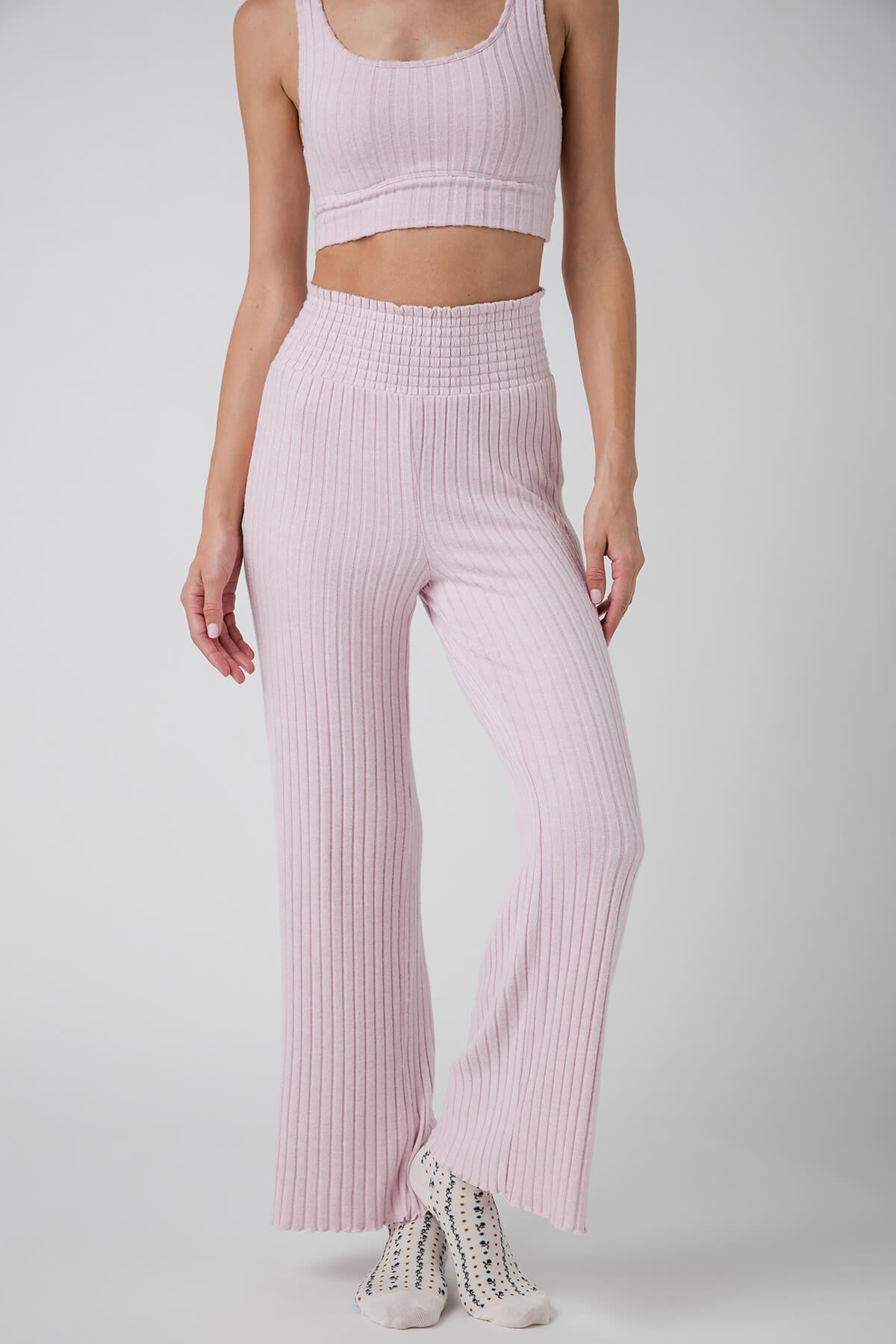 Z Supply Dawn Smocked Rib Lounge Pants