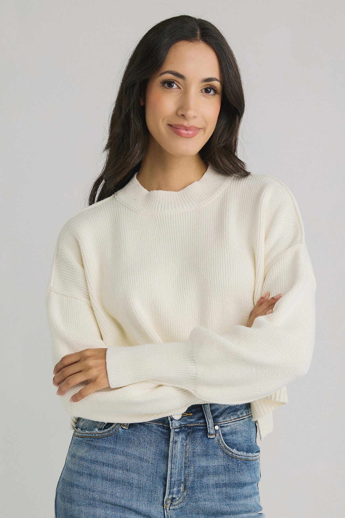 Free People Easy Street Crop Pullover Social Threads