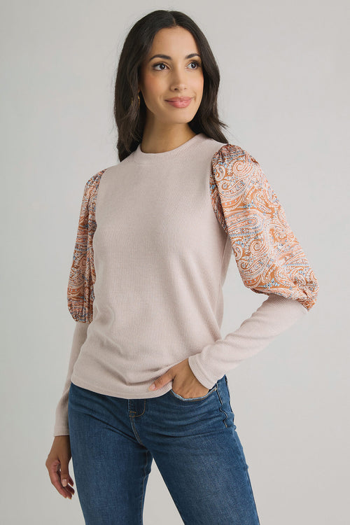 THML West Lake Velvet Top – Hand In Pocket