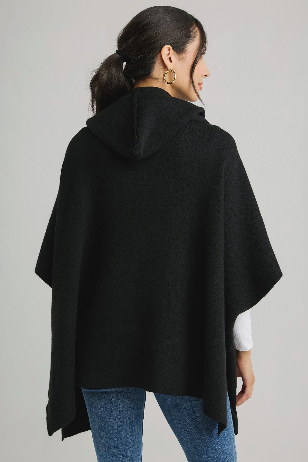 Strap Detail Zip-Up Cape - Ready-to-Wear