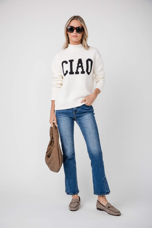 Z Supply Ciao Intarsia Sweater