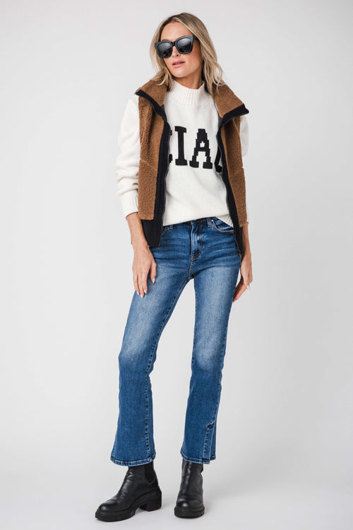 Elan Zip Up Sherpa Vest