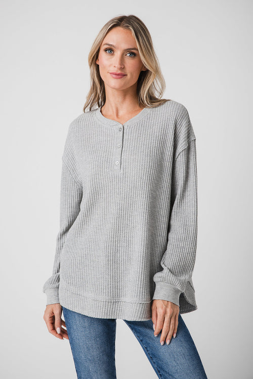 Z Supply Jax Cozy Waffle Henley