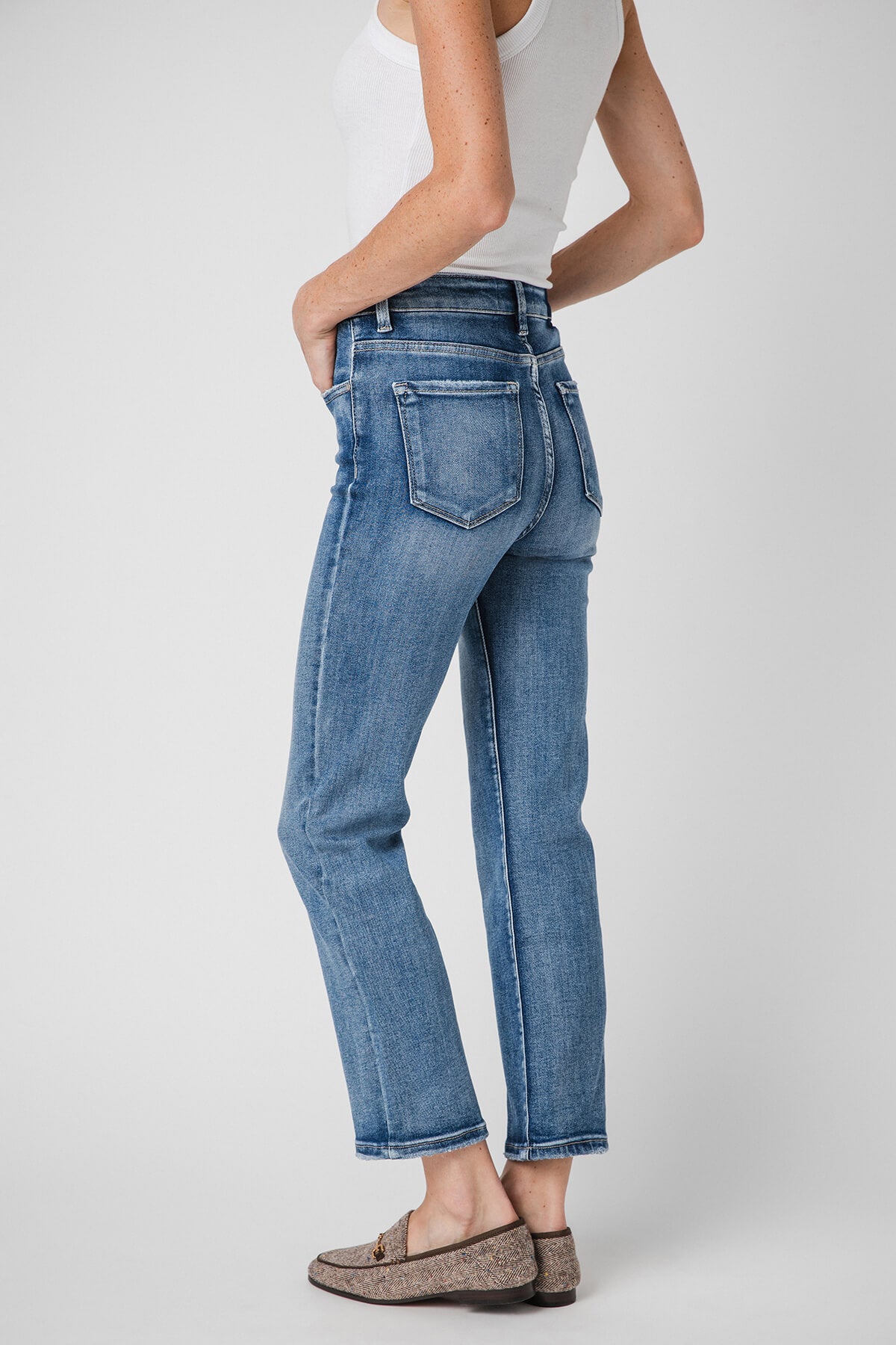 Risen OG Straight Leg Non Distressed Jeans