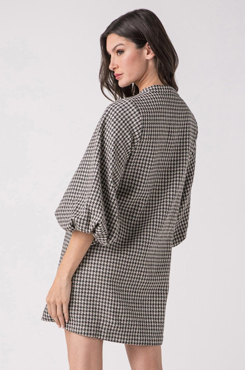 Jodifl Hound's Tooth Check Dress