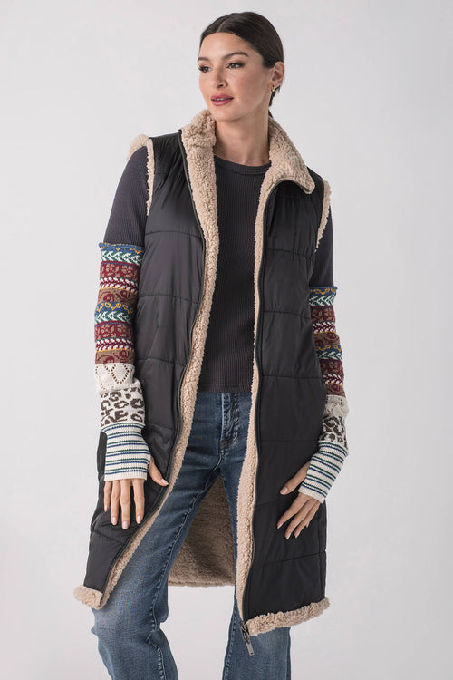 RD Style Leblanc Reversible Long Vest