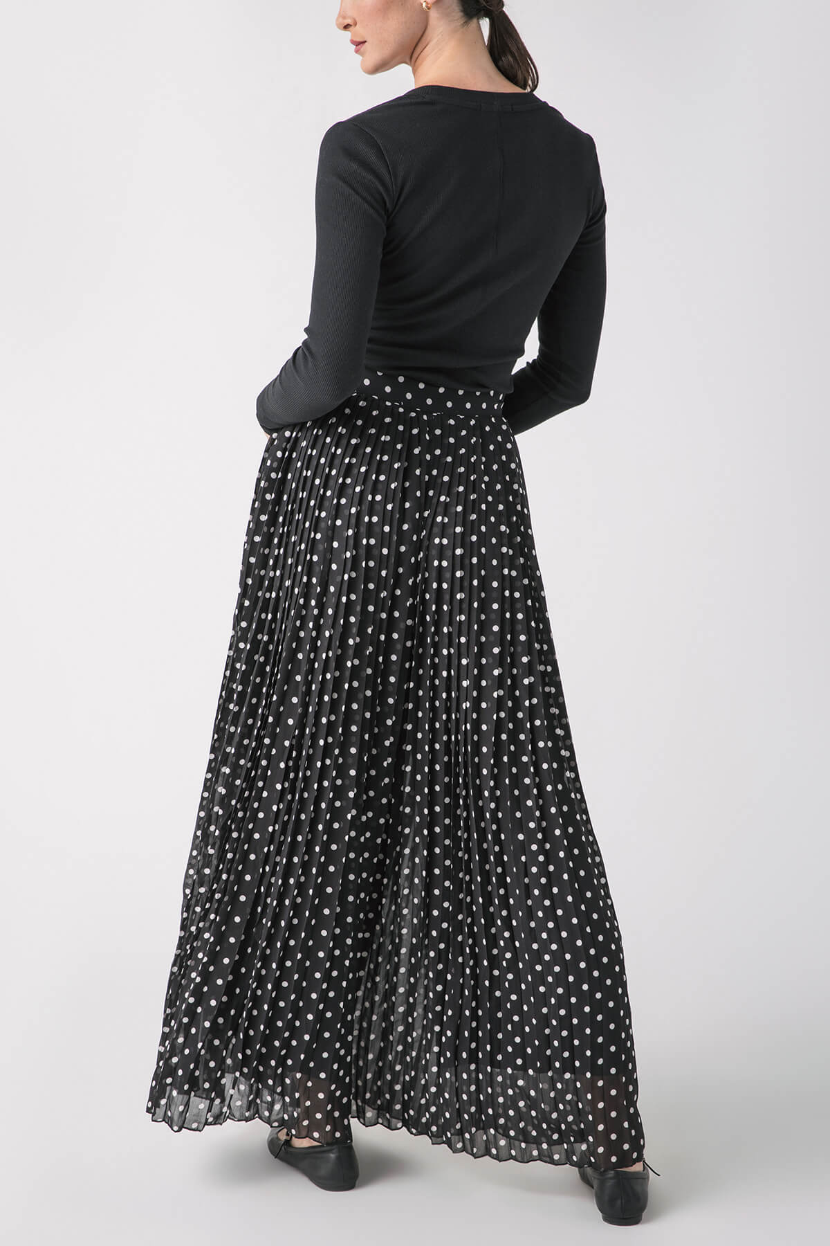 By Together Pleated Polka Dot Pants