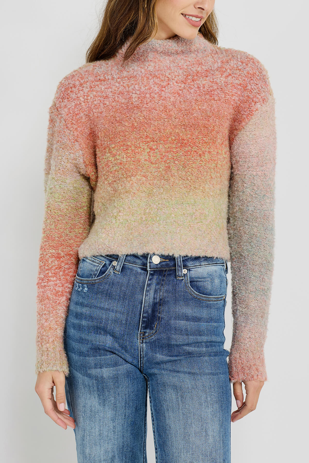 Rd style tonie lace inset online pullover