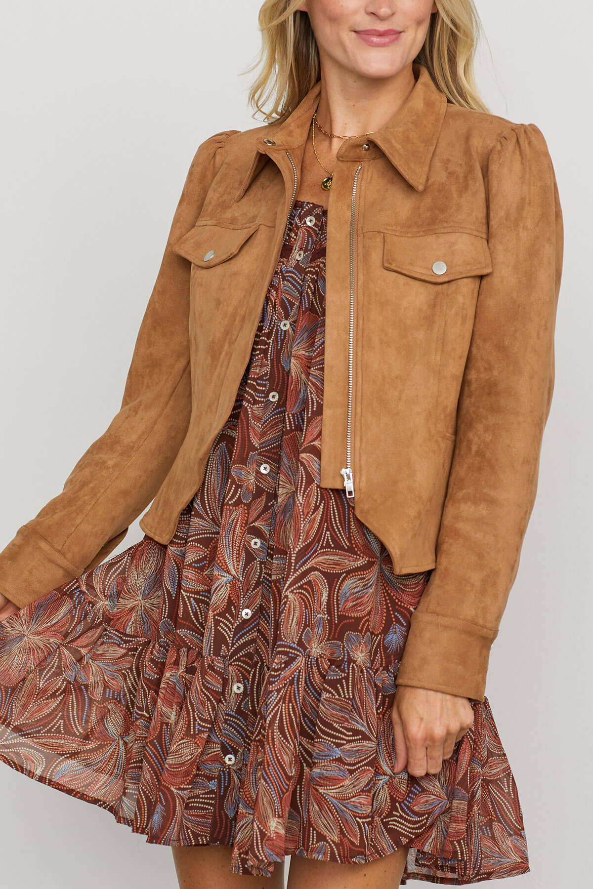 Exclusive Luxurious Suede Jacket For Women – Fabcurate